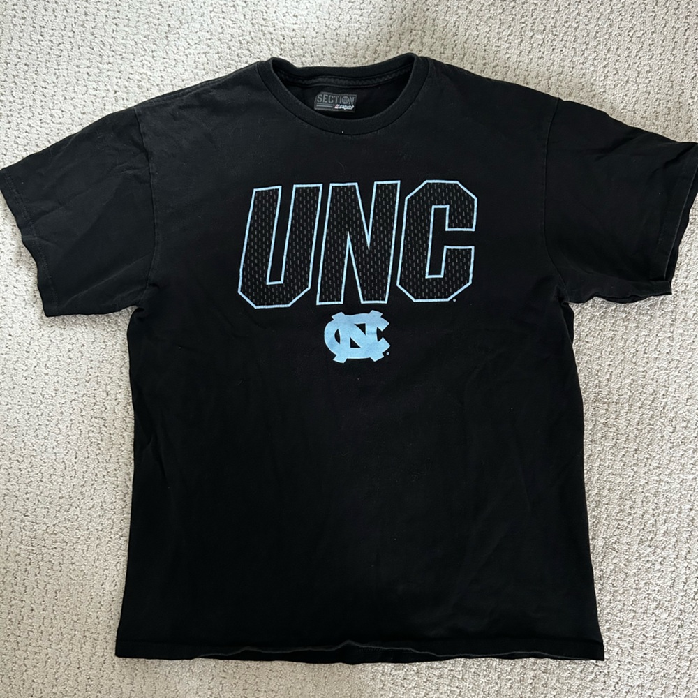 UNC Black Short Sleeve Tee